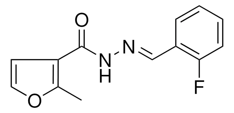 Sigma-Aldrich 2-METHYL-FURAN-3-CARBOXYLIC ACID (2-FLUORO-BENZYLIDENE)-HYDRAZIDE,AldrichCPR