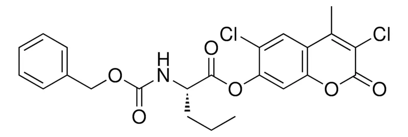 Sigma-Aldrich 2-BENZYLOXYCARBONYLAMINO-PENTANOIC ACID 3,6-DI-CL-4-ME-2-OXO-2H-CHROMEN7YL ESTER,AldrichCPR