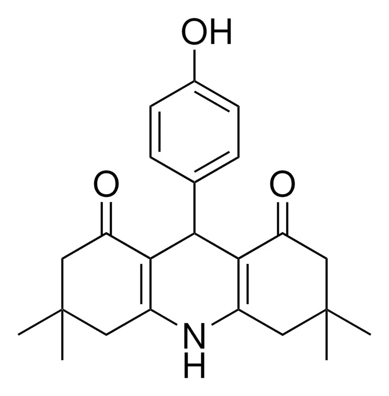 Sigma-Aldrich 9-(4-HO-PH)-3,3,6,6-TETRAMETHYL-3,4,6,7,9,10-HEXAHYDRO-2H,5H-ACRIDINE-1,8-DIONE,AldrichCPR