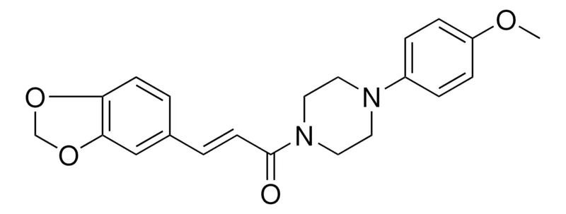 Sigma-Aldrich 1-(3-(1,3-BENZODIOXOL-5-YL)ACRYLOYL)-4-(4-METHOXYPHENYL)PIPERAZINE,AldrichCPR