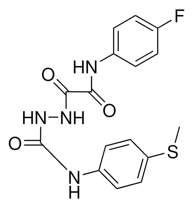Sigma-Aldrich N-(4-FLUOROPHENYL)-N'-(3-(4-(METHYLTHIO)PHENYL)UREIDO)OXAMIDE,AldrichCPR
