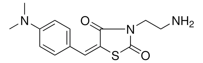 Sigma-Aldrich 3-(2-AMINOETHYL)-5-(4-(DIMETHYLAMINO)BENZYLIDENE)-1,3-THIAZOLIDINE-2,4-DIONE,AldrichCPR
