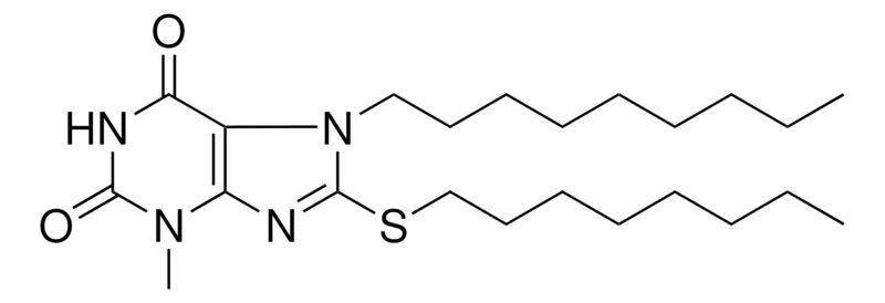Sigma-Aldrich 3-METHYL-7-NONYL-8-OCTYLSULFANYL-3,7-DIHYDRO-PURINE-2,6-DIONE,AldrichCPR