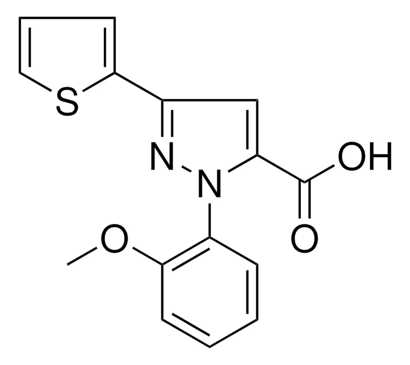 Sigma-Aldrich 1-(2-METHOXYPHENYL)-3-(2-THIENYL)-1H-PYRAZOLE-5-CARBOXYLIC ACID,AldrichCPR