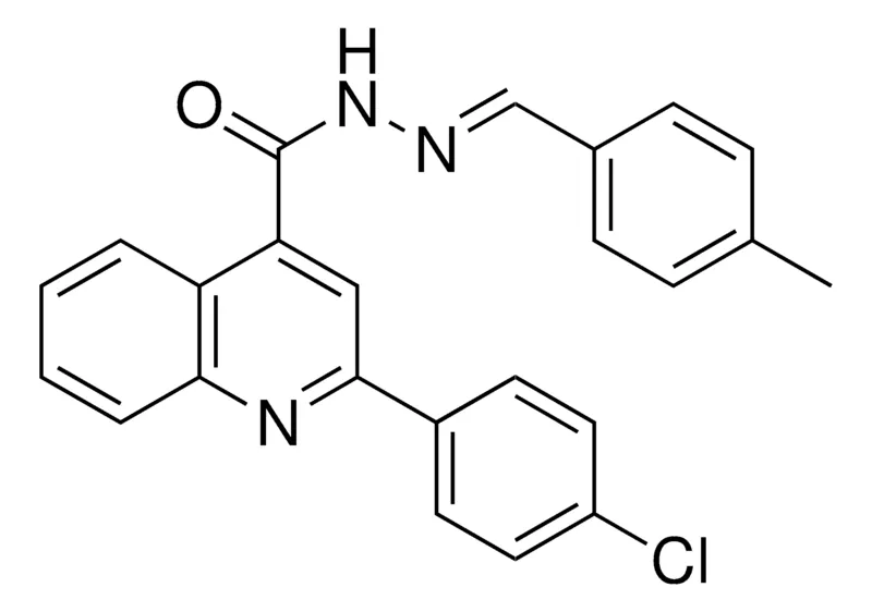 Sigma-Aldrich 2-(4-CHLORO-PHENYL)-QUINOLINE-4-CARBOXYLIC ACID (4-METHYL-BENZYLIDENE)-HYDRAZIDE,AldrichCPR
