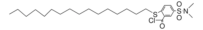 Sigma-Aldrich 5-(DIMETHYLSULFAMOYL)-2-(HEXADECYLTHIO)BENZOYL CHLORIDE,AldrichCPR