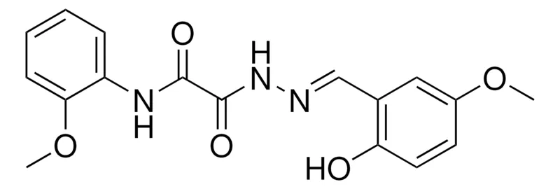 Sigma-Aldrich 2-(2-(2-HO-5-METHOXYBENZYLIDENE)HYDRAZINO)-N-(2-METHOXYPHENYL)-2-OXOACETAMIDE,AldrichCPR