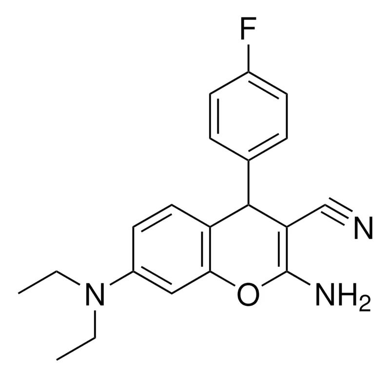 Sigma-Aldrich 2-AMINO-7-DIETHYLAMINO-4-(4-FLUORO-PHENYL)-4H-CHROMENE-3-CARBONITRILE，AldrichCPR