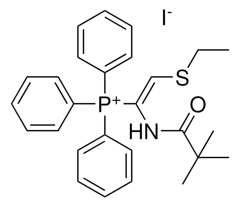 Sigma-Aldrich (1-(2,2-DI-ME-PROPIONYLAMINO)2-ETHYLSULFANYL-VINYL)TRIPHENYL-PHOSPHONIUM, IODIDE,AldrichCPR