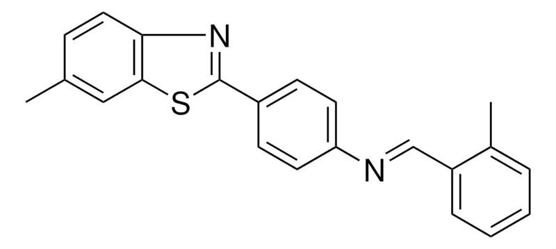 Sigma-Aldrich (4-(6-METHYL-BENZOTHIAZOL-2-YL)-PHENYL)-(2-METHYL-BENZYLIDENE)-AMINE,AldrichCPR