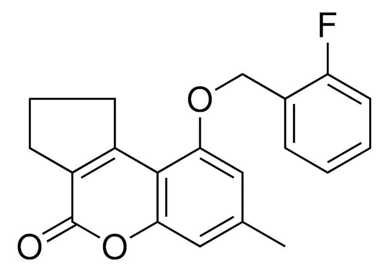 Sigma-Aldrich 9-(2-FLUORO-BENZYLOXY)-7-METHYL-2,3-DIHYDRO-1H-CYCLOPENTA(C)CHROMEN-4-ONE,AldrichCPR