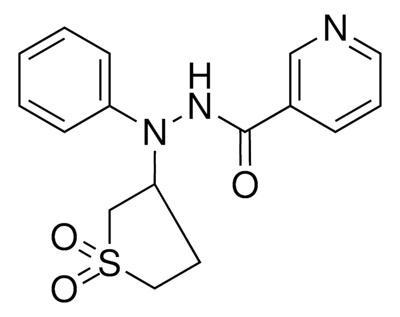 Sigma-Aldrich NICOTINIC ACID N'-(1,1-DIOXO-TETRAHYDRO-THIOPHEN-3-YL)-N'-PHENYL-HYDRAZIDE,AldrichCPR