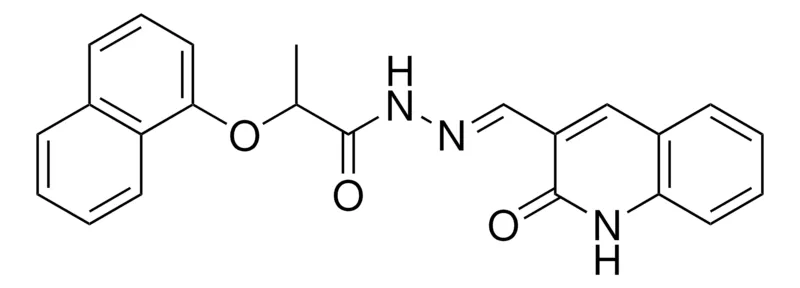 Sigma-Aldrich 2-(1-NAPHTHYLOXY)-N'-((2-OXO-1,2-DIHYDRO-3-QUINOLINYL)METHYLENE)PROPANOHYDRAZIDE,AldrichCPR