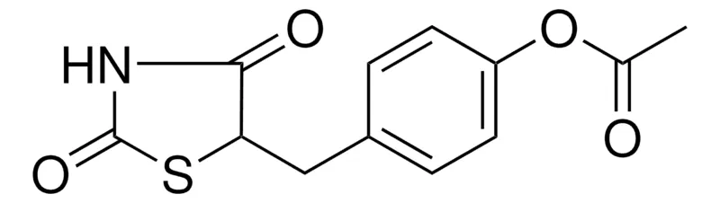 Sigma-Aldrich ACETIC ACID 4-(2,4-DIOXO-THIAZOLIDIN-5-YLMETHYL)-PHENYL ESTER,AldrichCPR