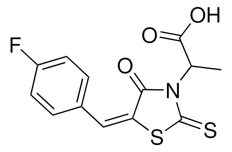 Sigma-Aldrich 2-(5-(4-FLUOROBENZYLIDENE)-4-OXO-2-THIOXO-1,3-THIAZOLIDIN-3-YL)PROPANOIC ACID,AldrichCPR