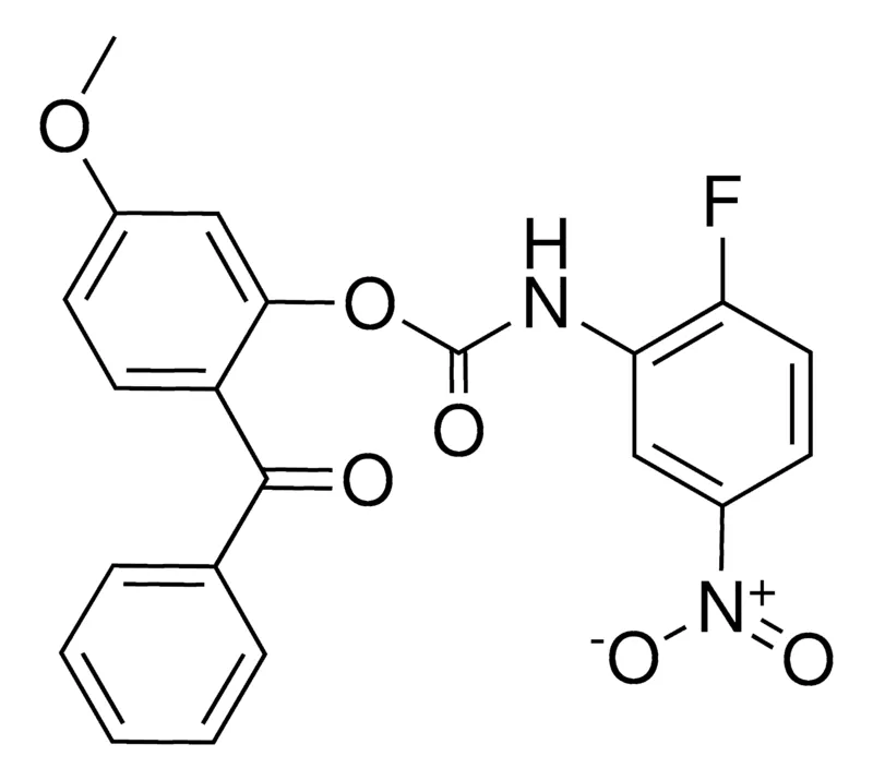 Sigma-Aldrich 2-BENZOYL-5-METHOXYPHENYL N-(2-FLUORO-5-NITROPHENYL)CARBAMATE,AldrichCPR