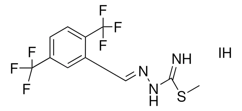 Sigma-Aldrich S-METHYL-1-(2,5-BIS(TRIFLUOROMETHYL))BENZYLIDENEISOTHIOSEMICARBAZIDE HYDRIODIDE,AldrichCPR