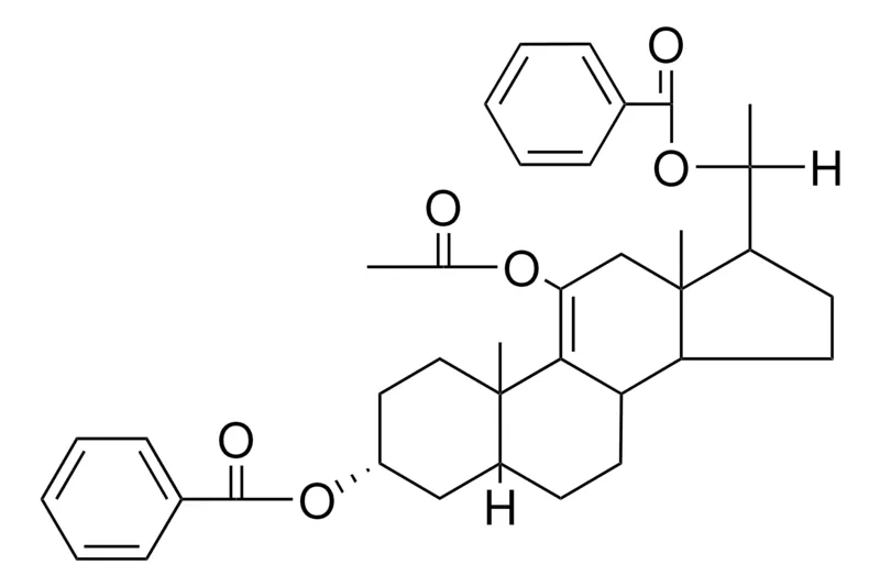 Sigma-Aldrich 5-BETA-PREGN-9(11)-ENE-3-ALPHA,11,20-BETA-TRIYL 11-ACETATE 3,20-DIBENZOATE,AldrichCPR