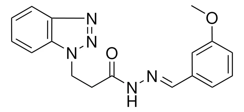Sigma-Aldrich 3-(1H-1,2,3-BENZOTRIAZOL-1-YL)-N'-(3-METHOXYBENZYLIDENE)PROPANOHYDRAZIDE,AldrichCPR