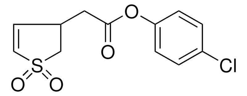 Sigma-Aldrich (1,1-DIOXO-2,3-DIHYDRO-1H-THIOPHEN-3-YL)-ACETIC ACID 4-CHLORO-PHENYL ESTER,AldrichCPR