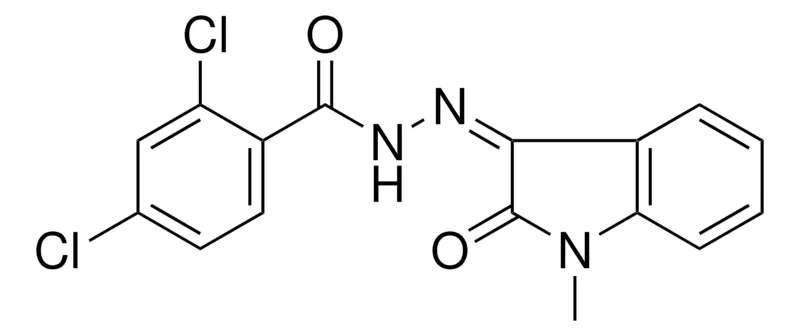 Sigma-Aldrich 2,4-DICHLORO-BENZOIC ACID (1-METHYL-2-OXO-1,2-DIHYDRO-INDOL-3-YLIDENE)-HYDRAZIDE,AldrichCPR