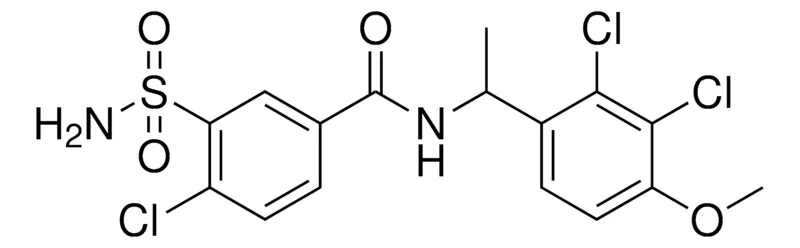 Sigma-Aldrich 3-(AMINOSULFONYL)-4-CHLORO-N-(1-(2,3-DICHLORO-4-METHOXYPHENYL)ETHYL)BENZAMIDE,AldrichCPR