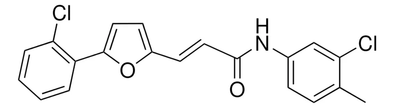 Sigma-Aldrich N-(3-CHLORO-4-METHYLPHENYL)-3-(5-(2-CHLOROPHENYL)-2-FURYL)-2-PROPENAMIDE，AldrichCPR