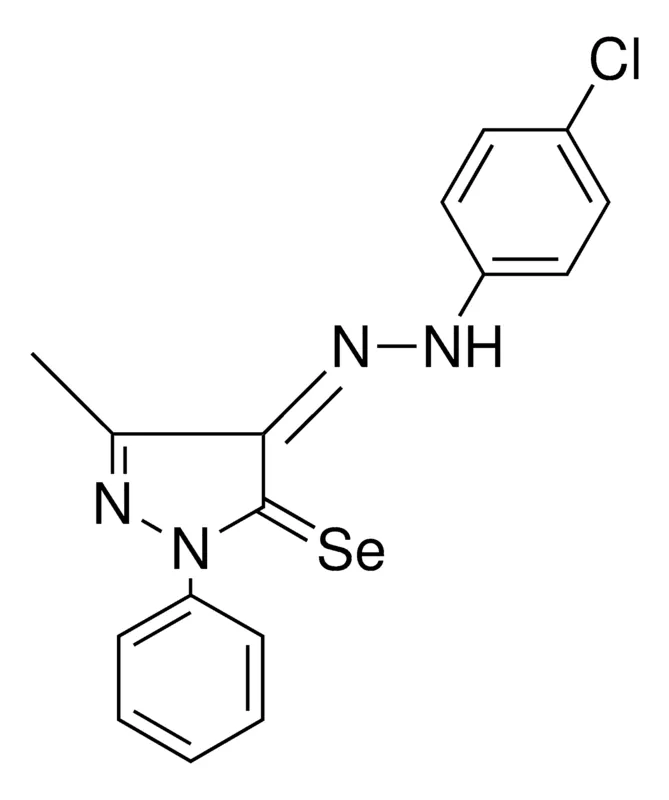 Sigma-Aldrich 4-((4-CHLORO-PHENYL)-HYDRAZONO)-5-METHYL-2-PHENYL-2,4-DIHYDRO-PYRAZOLE-3-SELONE,AldrichCPR