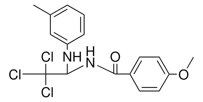 Sigma-Aldrich 4-METHOXY-N-(2,2,2-TRICHLORO-1-M-TOLYLAMINO-ETHYL)-BENZAMIDE,AldrichCPR