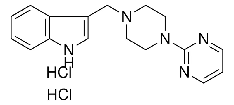 Sigma-Aldrich 3-((4-(2-PYRIMIDINYL)-1-PIPERAZINYL)METHYL)-1H-INDOLE DIHYDROCHLORIDE，AldrichCPR