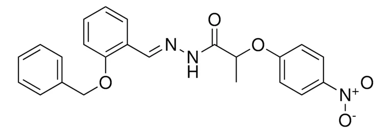Sigma-Aldrich N'-(2-(BENZYLOXY)BENZYLIDENE)-2-(4-NITROPHENOXY)PROPANOHYDRAZIDE，AldrichCPR