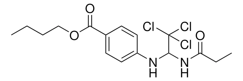 Sigma-Aldrich 4-(2,2,2-TRICHLORO-1-PROPIONYLAMINO-ETHYLAMINO)-BENZOIC ACID BUTYL ESTER,AldrichCPR