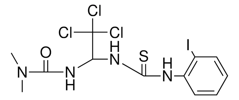Sigma-Aldrich 1,1-DIMETHYL-3-(2,2,2-TRICHLORO-1-(3-(2-IODO-PHENYL)-THIOUREIDO)-ETHYL)-UREA,AldrichCPR