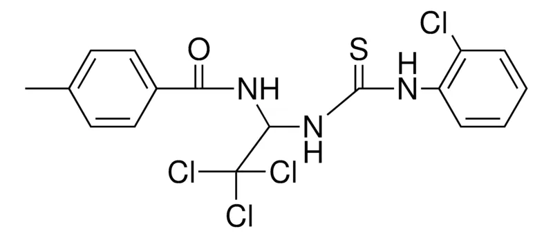 Sigma-Aldrich 4-METHYL-N-(2,2,2-TRICHLORO-1-(3-(2-CHLORO-PHENYL)-THIOUREIDO)-ETHYL)-BENZAMIDE,AldrichCPR