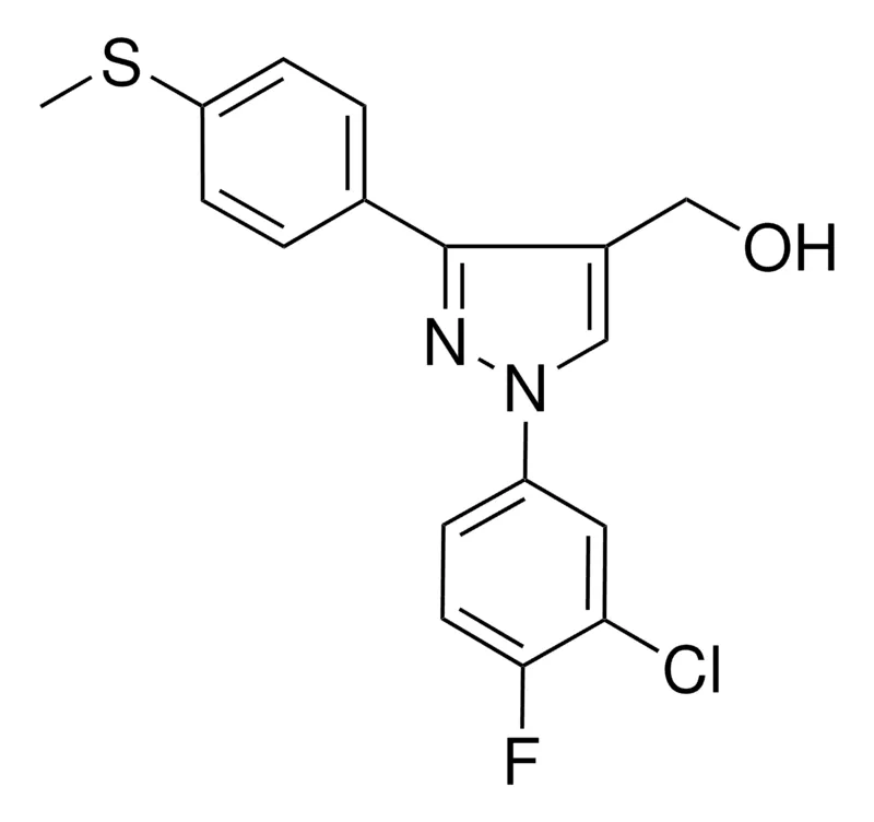 Sigma-Aldrich (1-(3-CHLORO-4-FLUOROPHENYL)-3-(4-(METHYLTHIO)PHENYL)-1H-PYRAZOL-4-YL)METHANOL,AldrichCPR