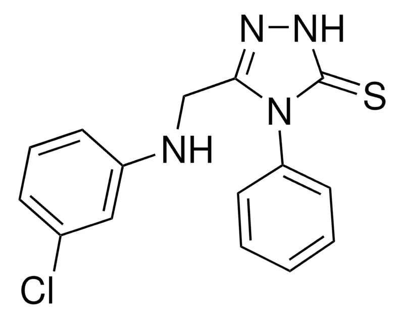 Sigma-Aldrich 5-((3-CHLOROANILINO)METHYL)-4-PHENYL-2,4-DIHYDRO-3H-1,2,4-TRIAZOLE-3-THIONE,AldrichCPR