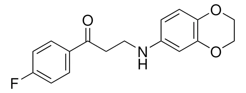 Sigma-Aldrich 3-(2,3-DIHYDRO-1,4-BENZODIOXIN-6-YLAMINO)-1-(4-FLUOROPHENYL)-1-PROPANONE,AldrichCPR