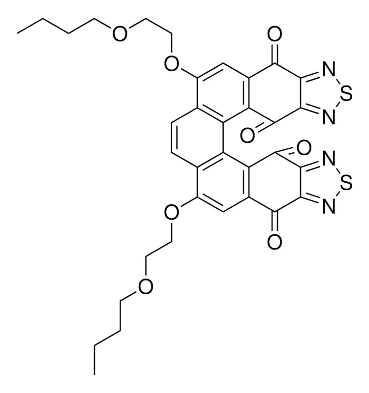 Sigma-Aldrich 2,5-BIS(2-BUTOXYETHOXY)[1,2,5]THIADIAZOLO[3'',4'':6',7']NAPHTHO[1',2':5,6]PHENANTHRO[2,3-C][1,2,5]THIADIAZOLE-7,11,12,16-TETRONE，AldrichCPR