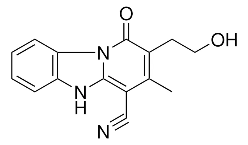 Sigma-Aldrich 2-(2-HO-ETHYL)-3-ME-1-OXO-1,5-DIHYDROPYRIDO(1,2-A)BENZIMIDAZOLE-4-CARBONITRILE,AldrichCPR