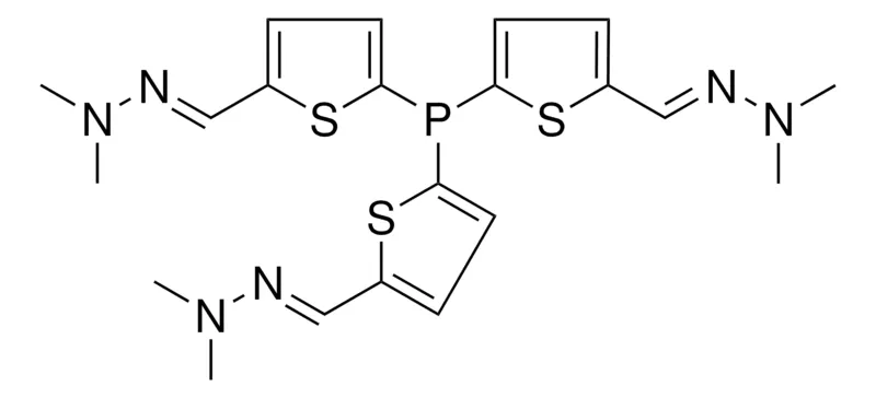 Sigma-Aldrich TRIS(5-((E)-(2,2-DIMETHYLHYDRAZONO)METHYL)THIOPHEN-2-YL)PHOSPHINE,AldrichCPR