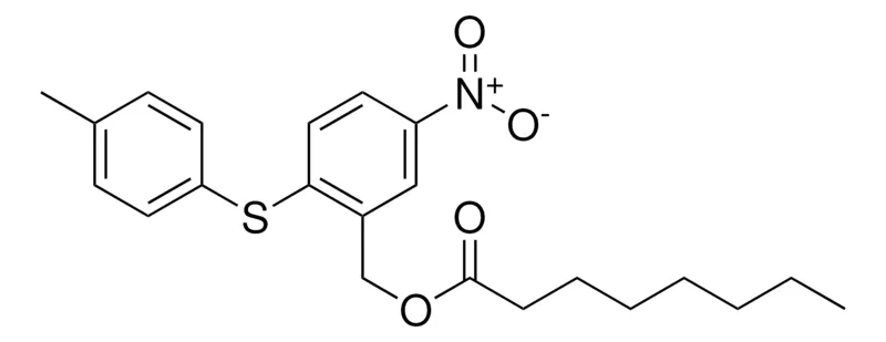 Sigma-Aldrich OCTANOIC ACID 5-NITRO-2-P-TOLYLSULFANYL-BENZYL ESTER,AldrichCPR