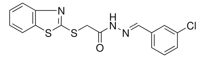 Sigma-Aldrich 2-(1,3-BENZOTHIAZOL-2-YLSULFANYL)-N'-(3-CHLOROBENZYLIDENE)ACETOHYDRAZIDE,AldrichCPR
