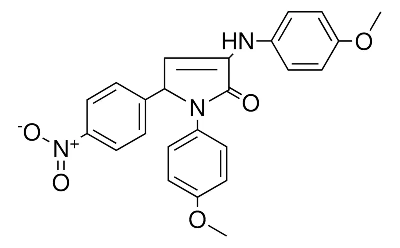 Sigma-Aldrich 1-(4-MEO-PH)-3-(4-MEO-PHENYLAMINO)-5-(4-NITRO-PHENYL)-1,5-DIHYDRO-PYRROL-2-ONE,AldrichCPR