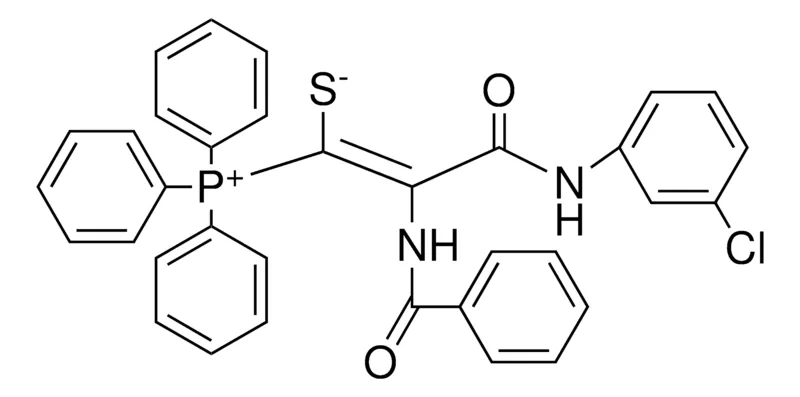 Sigma-Aldrich (1E)-2-(BENZOYLAMINO)-3-(3-CHLOROANILINO)-3-OXO-1-(TRIPHENYLPHOSPHONIO)-1-PROPENE-1-THIOLATE,AldrichCPR