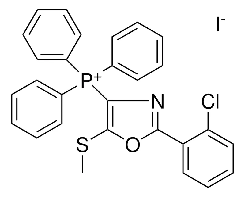 Sigma-Aldrich (2-(2-CHLORO-PHENYL)-5-METHYLSULFANYL-OXAZOL-4-YL)-TRIPHENYL-PHOSPHONIUM, IODIDE,AldrichCPR