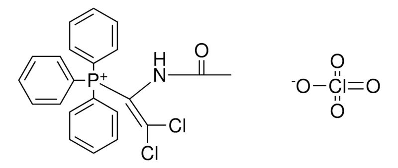 Sigma-Aldrich (1-ACETYLAMINO-2,2-DICHLORO-VINYL)-TRIPHENYL-PHOSPHONIUM, PERCHLORATE,AldrichCPR