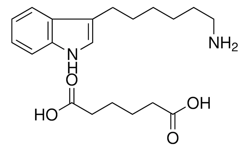Sigma-Aldrich HEXANEDIOIC ACID COMPOUND WITH 6-(1H-INDOL-3-YL)-1-HEXANAMINE (1:1),AldrichCPR