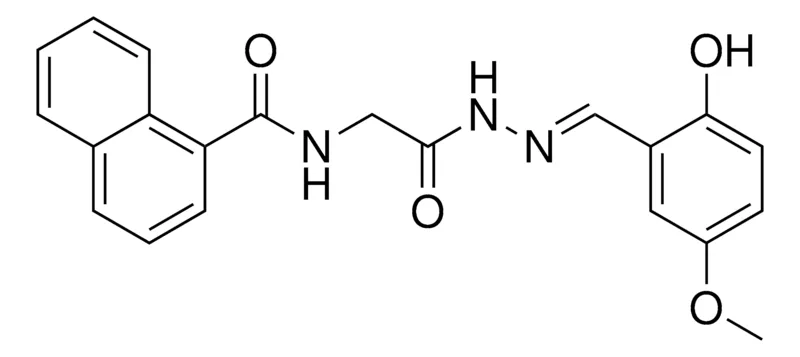 Sigma-Aldrich N-(2-(2-(2-HYDROXY-5-METHOXYBENZYLIDENE)HYDRAZINO)-2-OXOETHYL)-1-NAPHTHAMIDE，AldrichCPR