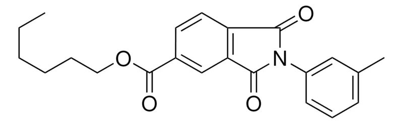 Sigma-Aldrich 1,3-DIOXO-2-M-TOLYL-2,3-DIHYDRO-1H-ISOINDOLE-5-CARBOXYLIC ACID HEXYL ESTER,AldrichCPR
