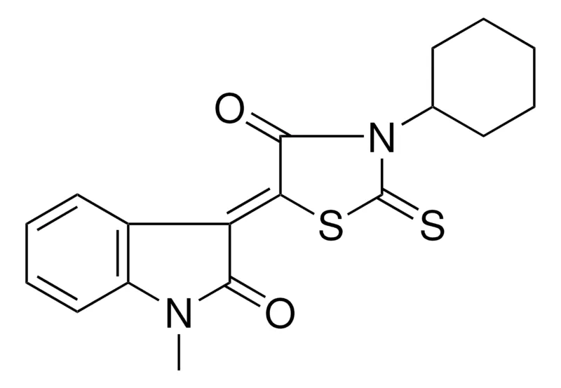 Sigma-Aldrich 3-(3-CYCLOHEXYL-4-OXO-2-THIOXO-THIAZOLIDIN-5-YLIDENE)-1-ME-1,3-2H-INDOL-2-ONE,AldrichCPR